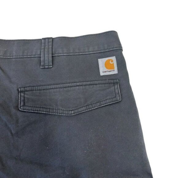 Carhartt Rugged Flex Gray Canvas Cargo Short Men SZ 46 Relaxed Fit With Tags - Picture 13 of 13